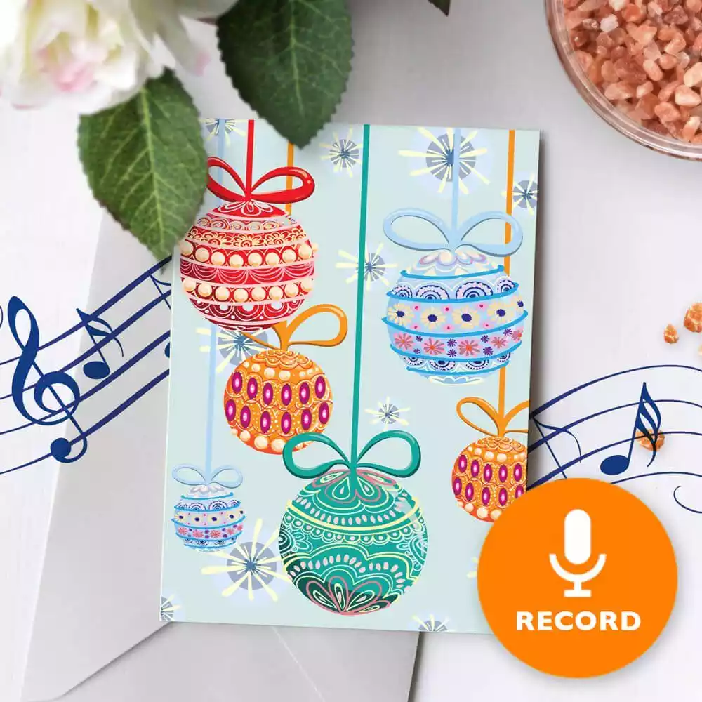 Personalized gift programmable music greeting card